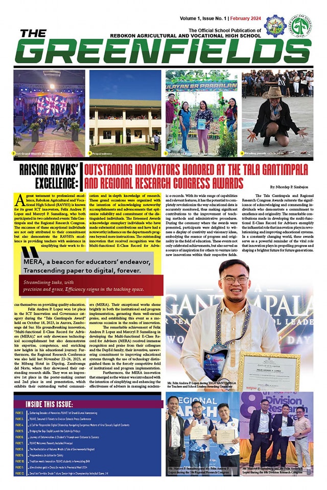 The... - Rebokon Agricultural and Vocational High School | Facebook