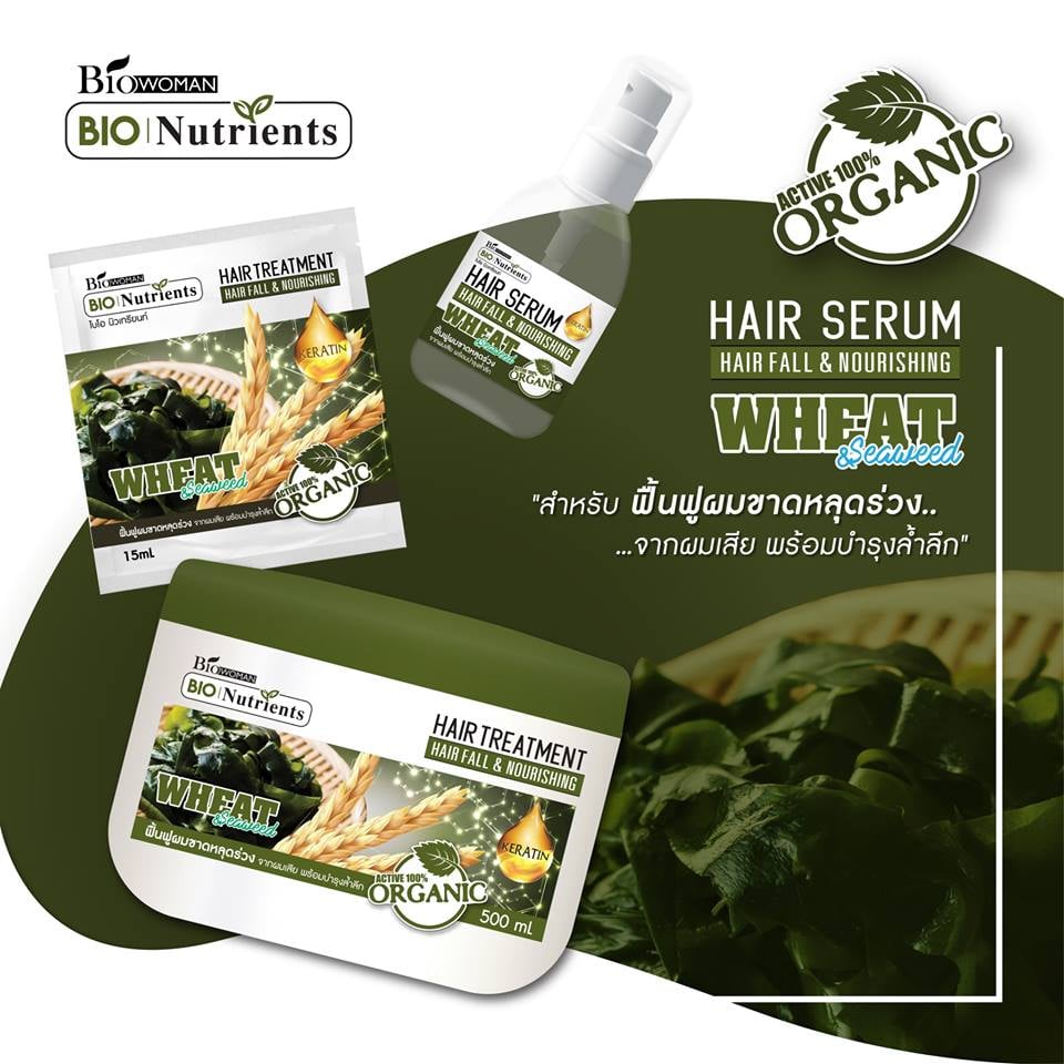 Biowoman - บอกลาปัญหาผมเสียทุกประการ ฟื้นฟูผมขาดหลุดร่วง...