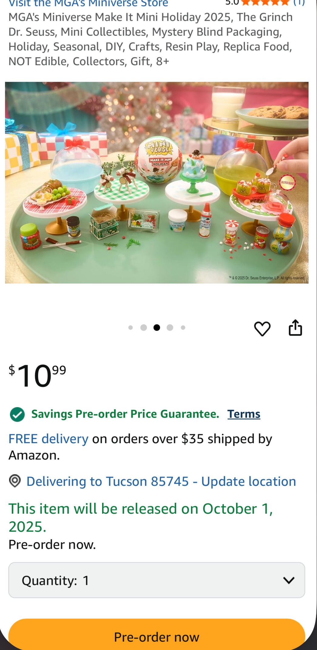 Miniverse Make It Mini Holiday 2025 available for pre-order on Amazon