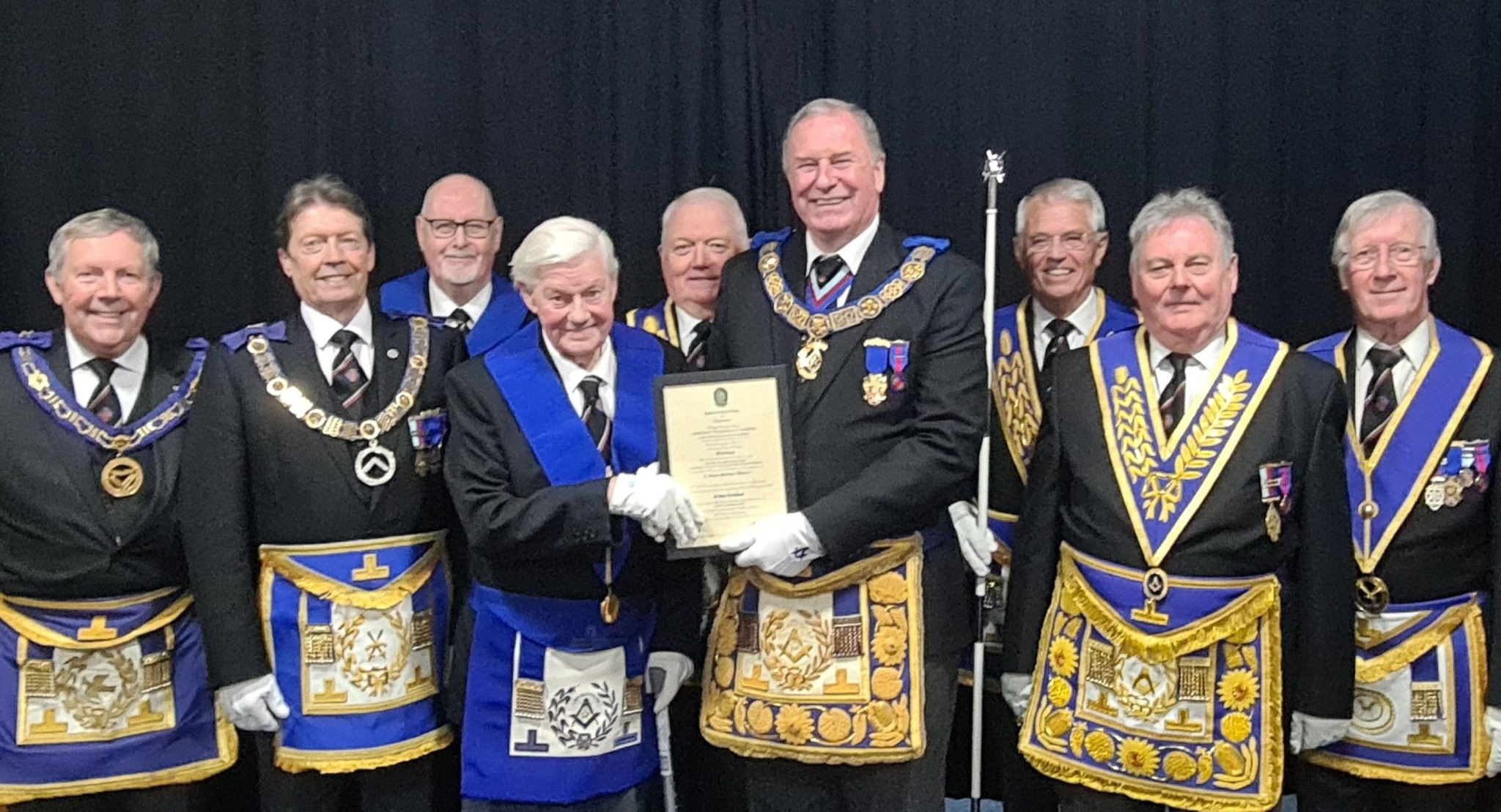 Lincolnshire Freemasons - Sixty years on, former PGM has a Masonic ...