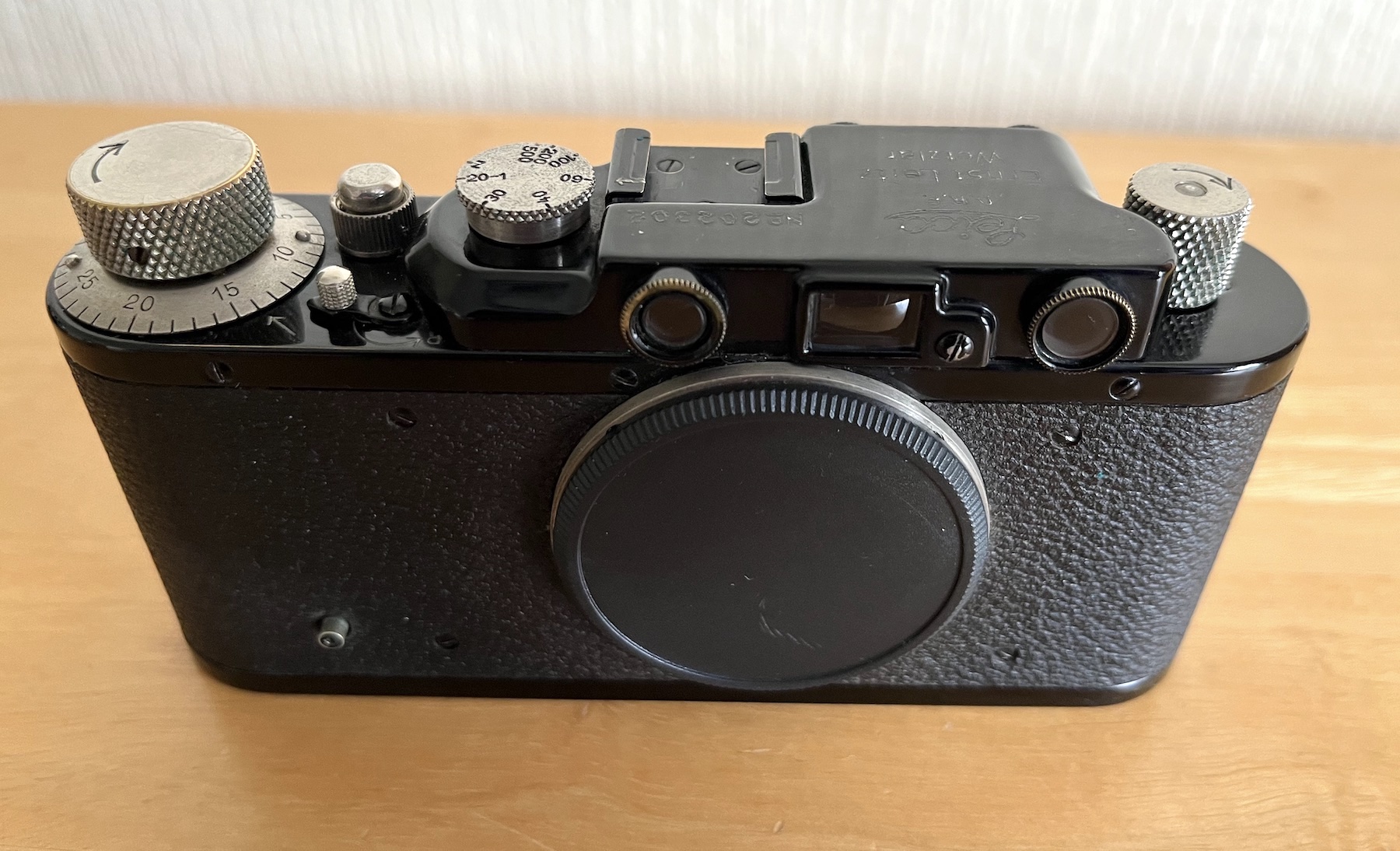 1932 Leica Leitz DII black paint camera treasure