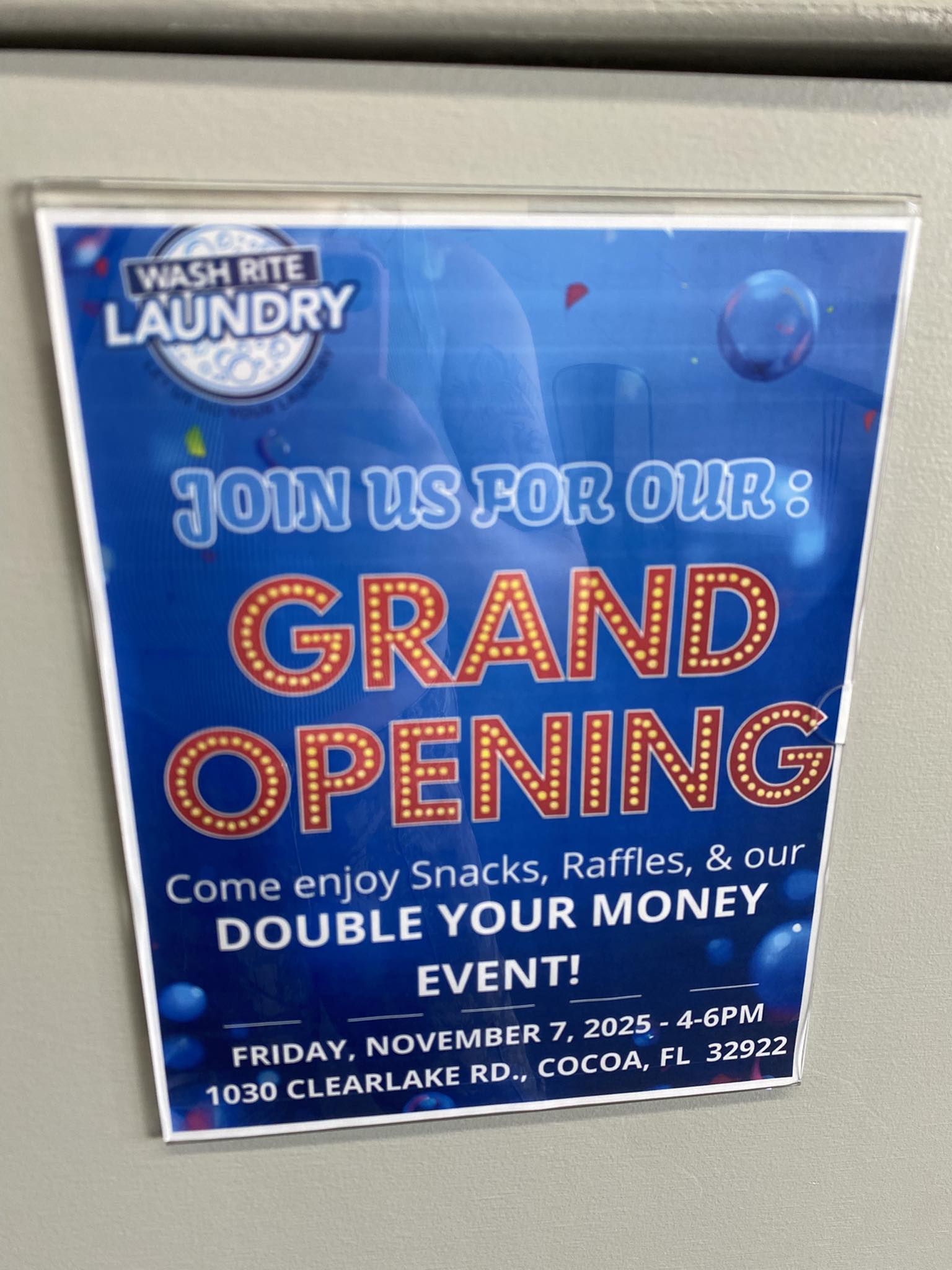Double money on laundry cards | Facebook