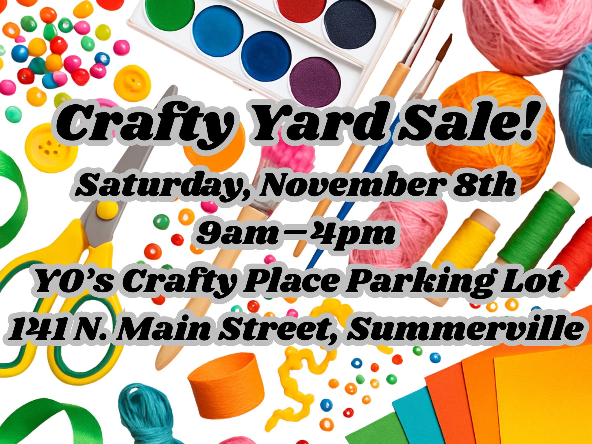 Curated visual reference: Picture Idea: Crafty Yard Sale More