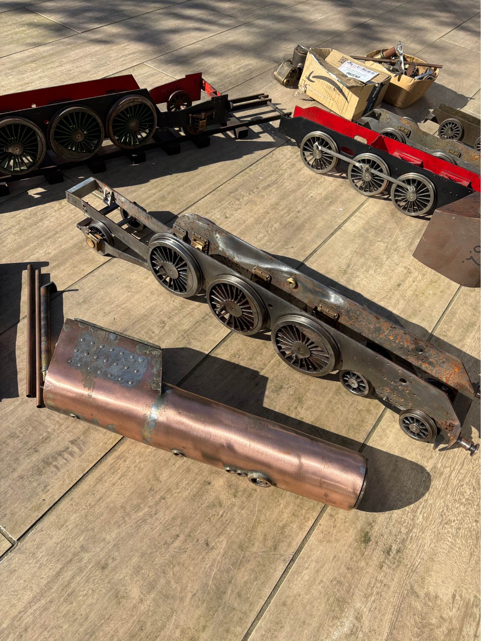 Brass logging locomotive collection for sale