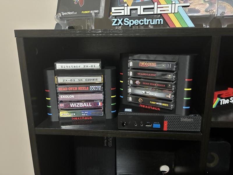 ZX Spectrum collection and display setup