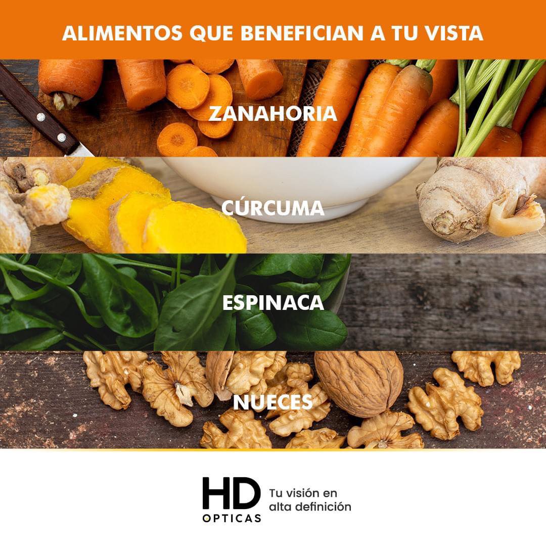 Óptica - Estos son algunos de los alimentos que benefician a tu vista ...