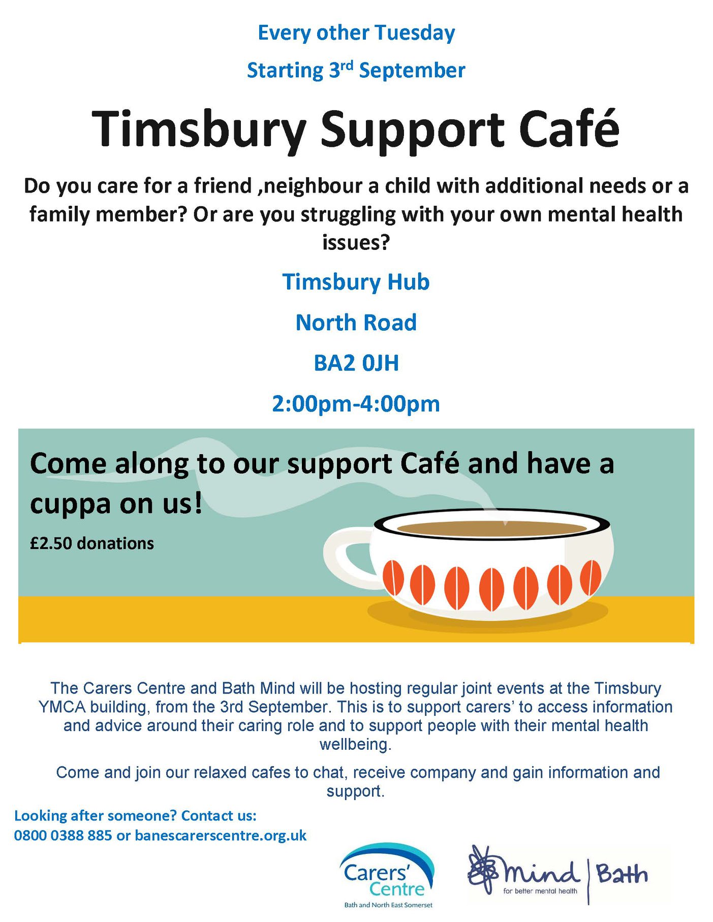 Bath Mind - Every other Tuesday Starting 3rd September:...