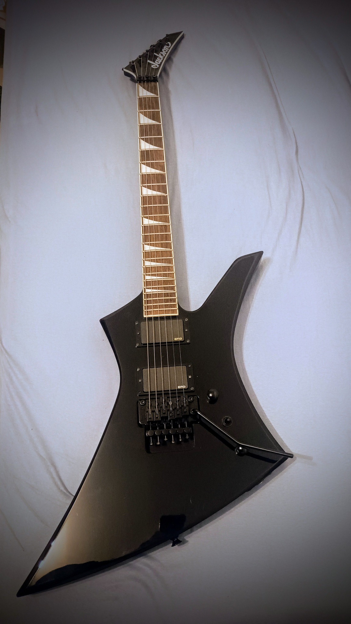 My 2012 Kexmg Kelly and 1997 Grover Jackson RR-P-75 guitars