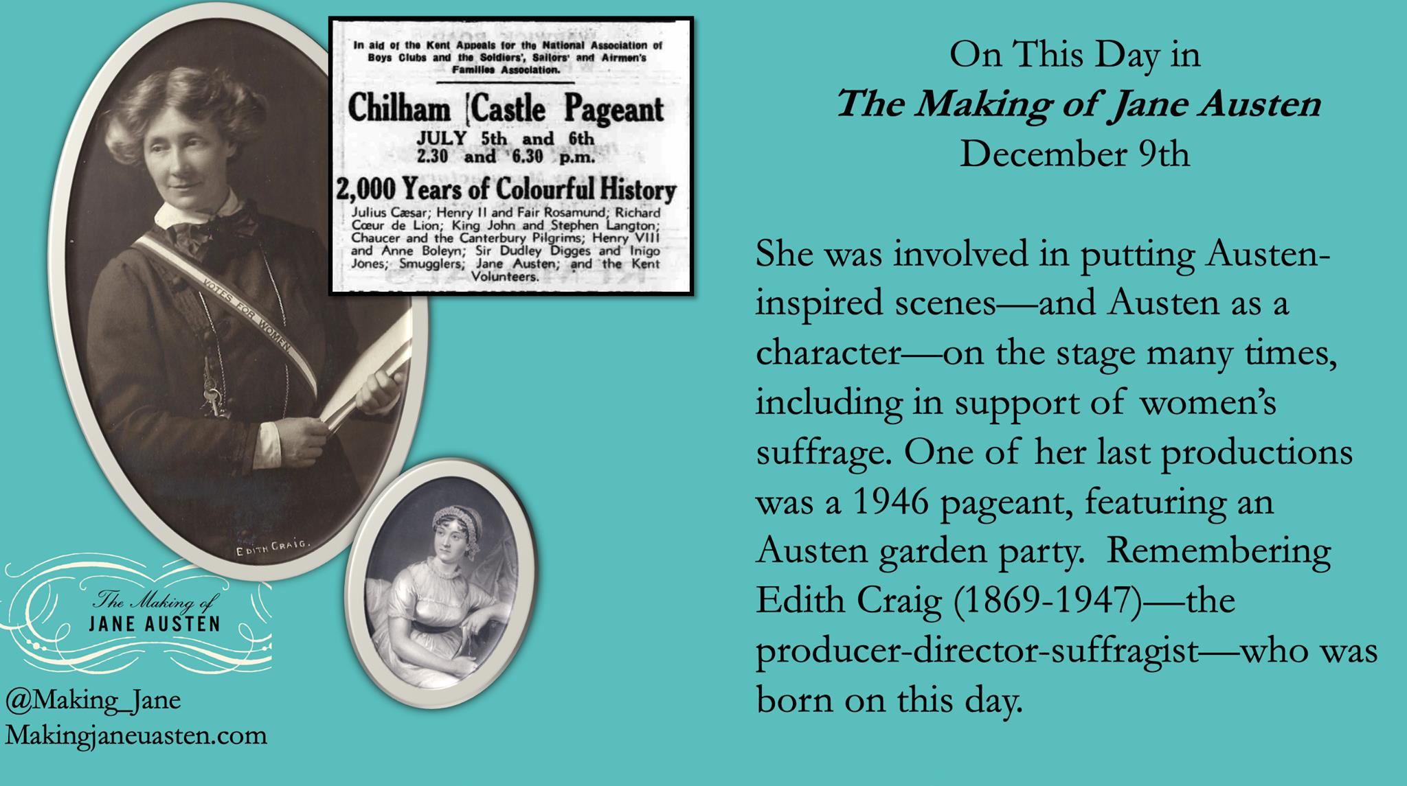 On This Day in The Making of... - The Making of Jane Austen