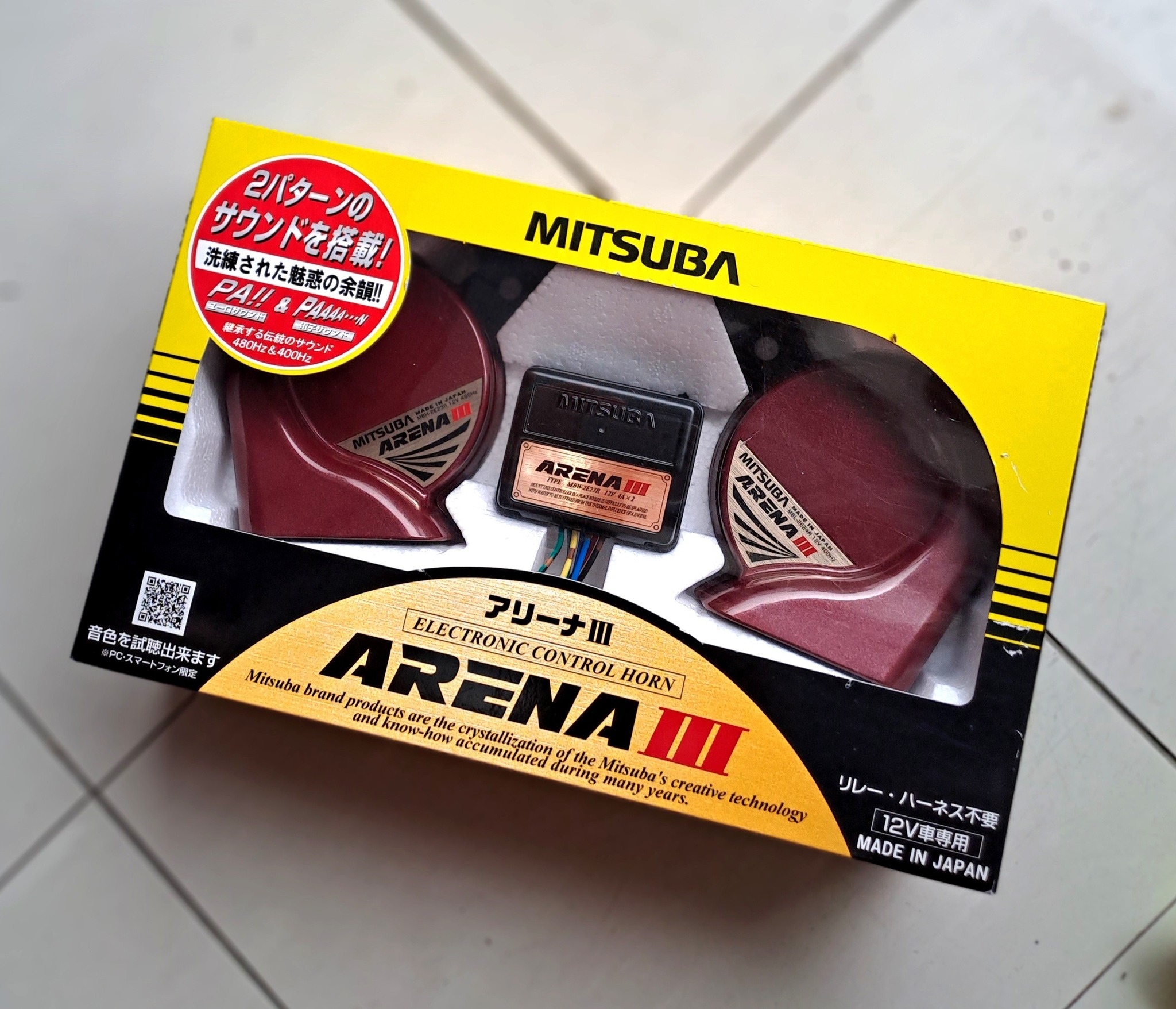 Mitsuba Arena 3 horn???