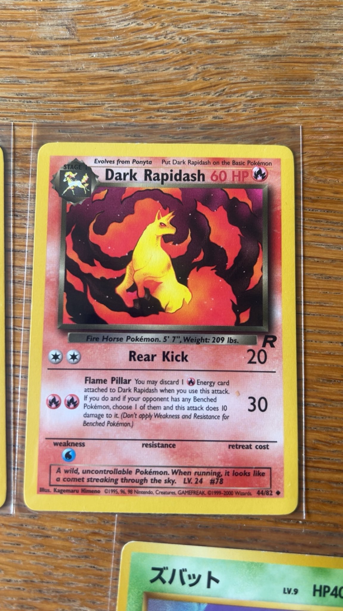 1995 dark rapidash pokemon card value 2000 Team Rocket Are these vintage Pokemon cards