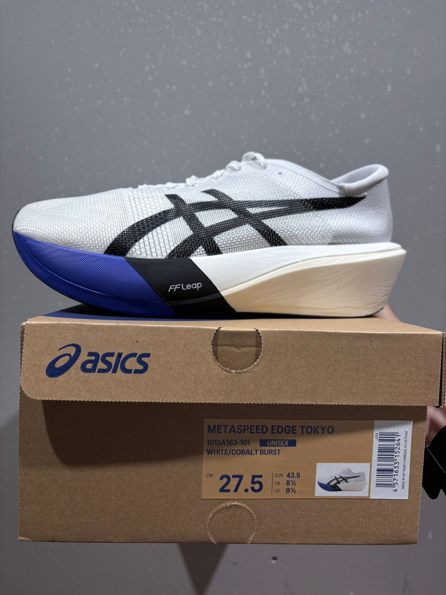 ASICS METASPEED EDGE TOKYO 1013A163-101 【原因】：腳型不合故出售 
