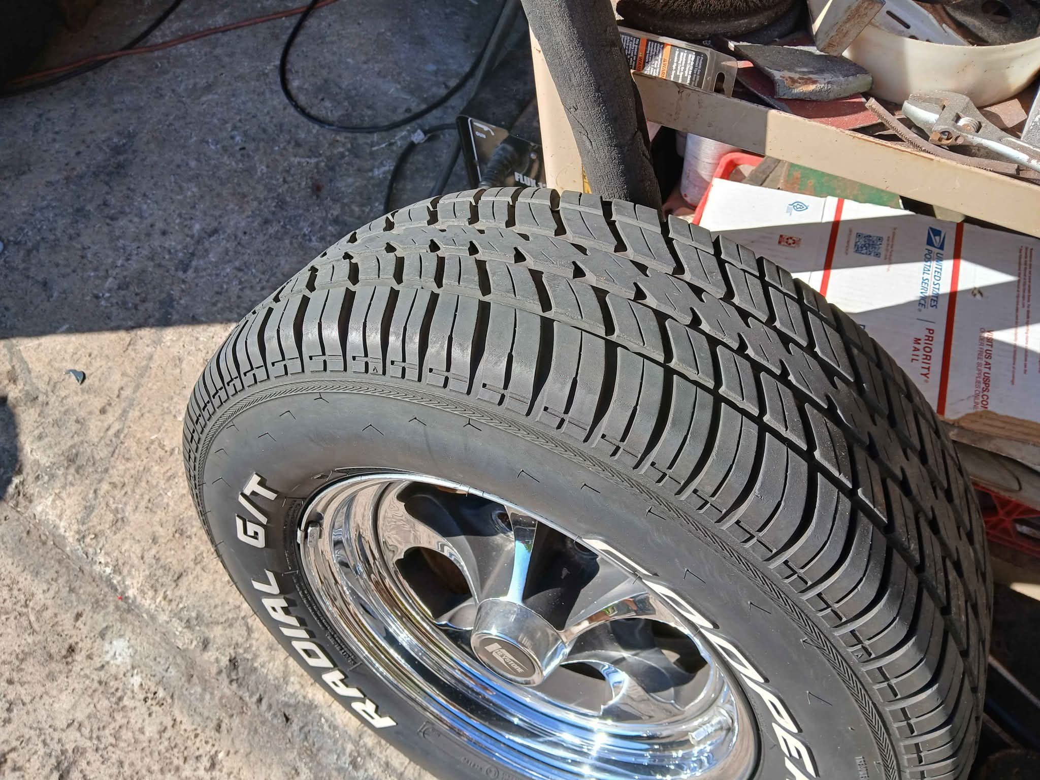 KEYSTONE classic Rims COOPER cobra White Letter Tires CRAGAR Wheels ...