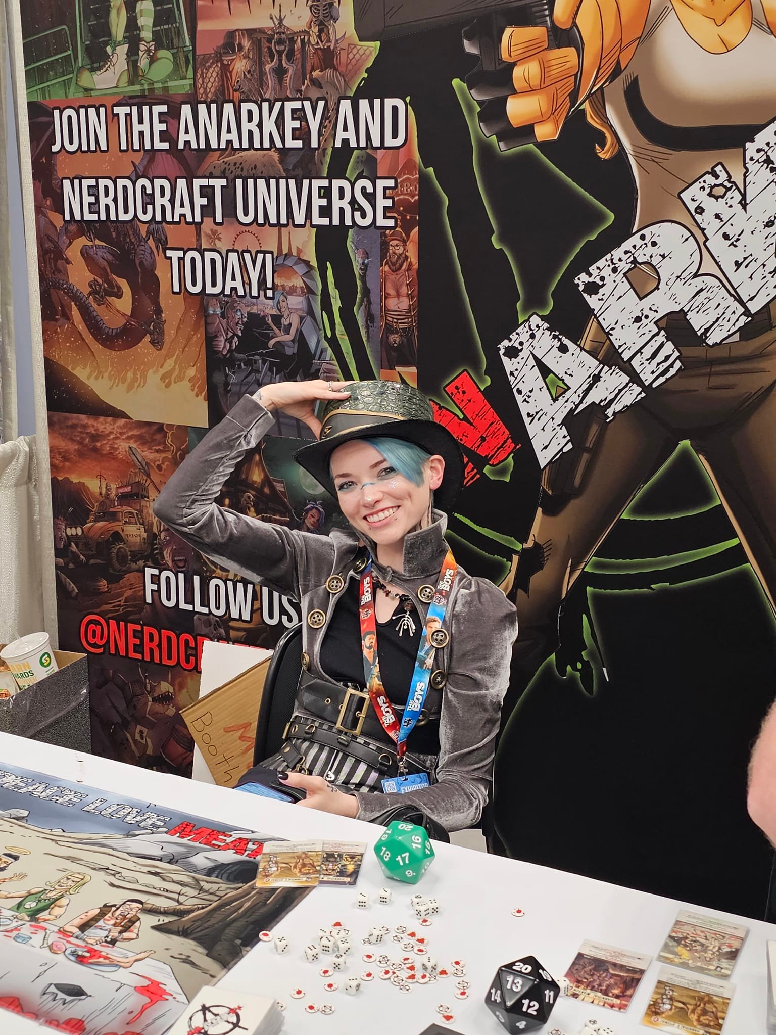 Fans of Gen Con Hey! That's Christena Reckless at our booth