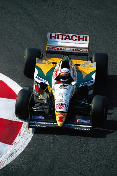 Alessandro Zanardi in 1994 French GP qualifying