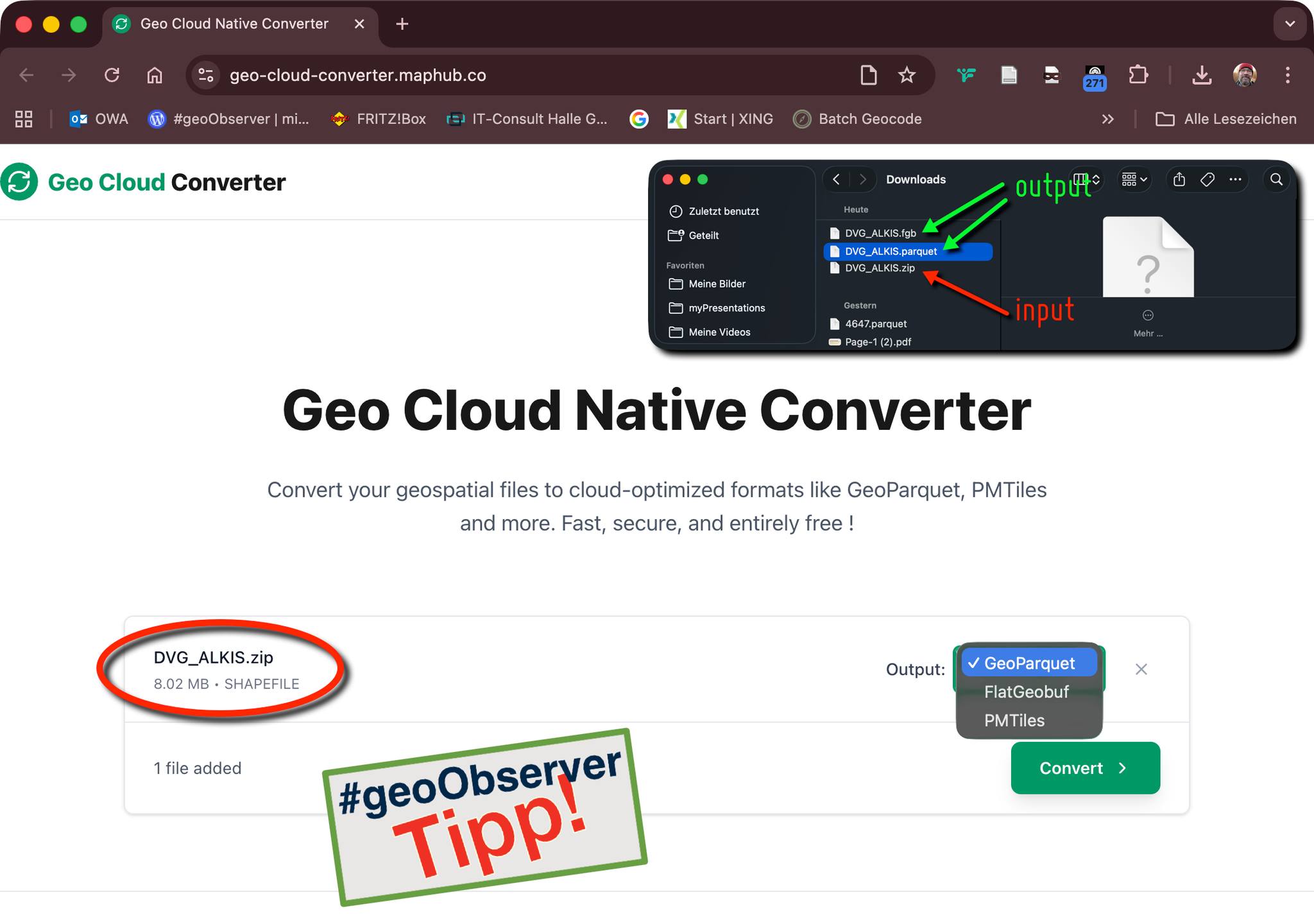 QGIS 3 | Cloud optimierte Geoformate mit dem „Geo Cloud Native ...