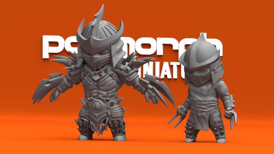 Super Shredder ready for a pose.... - Polymorph Miniatures