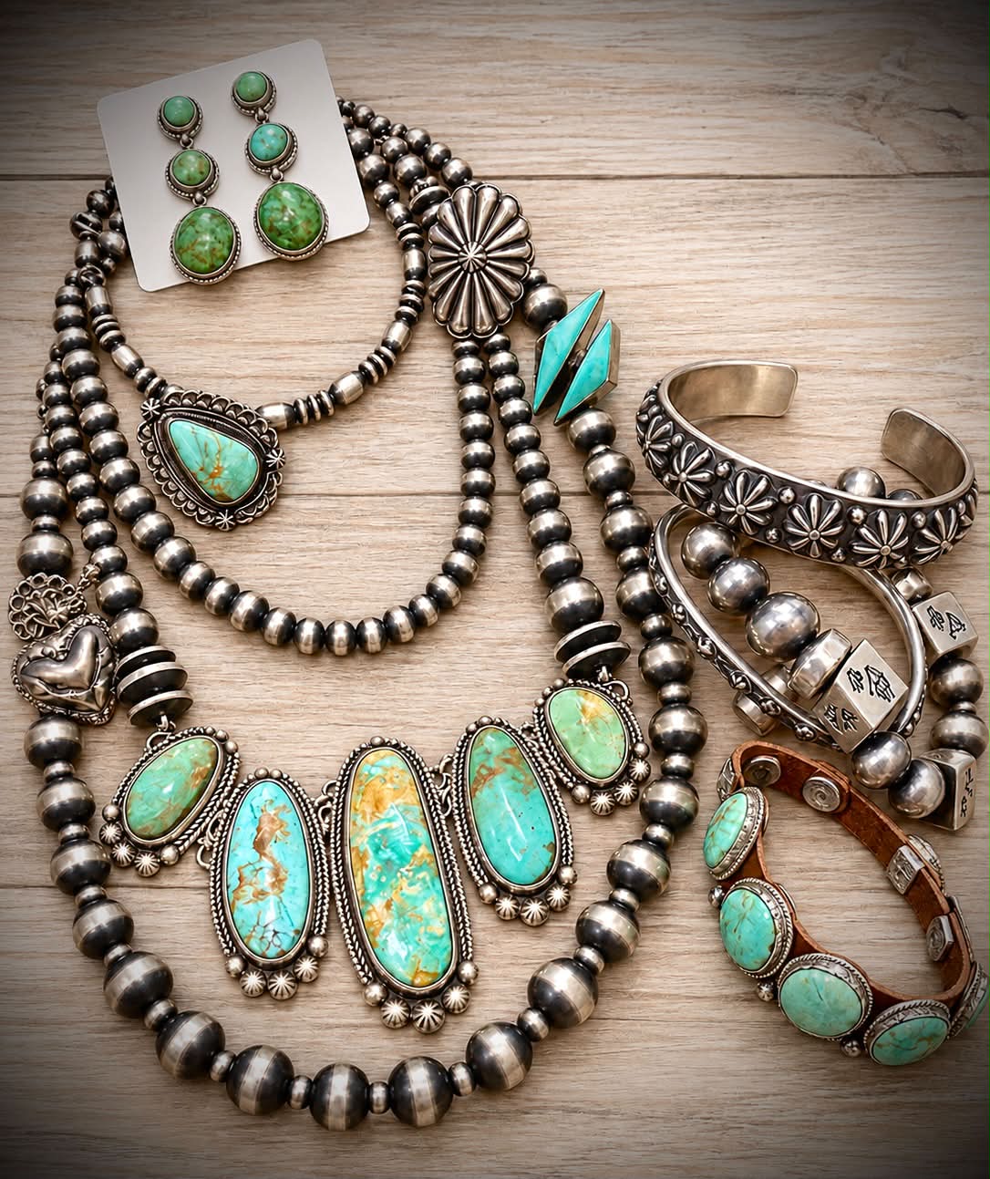 【専用】An's.jewelry様4点おまとめ Spectacular necklace set by Master Silversmith Avin Joe with
