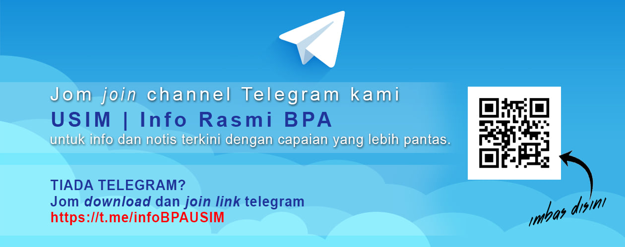 Jom Join Telegram Kami Anda Pelajar Usim Mahukan Info Notis Yang Terkini Dan Lebih Pantas Jom Join Telegram Kami Https T Me Infobpausim Bahagian Pengurusan Akademik Usim Academic Management Division Usim Facebook