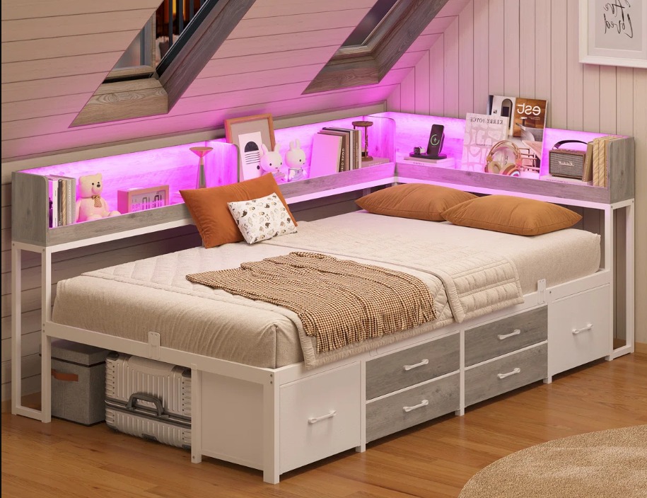 Affordable platform daybed with storage recommendations?