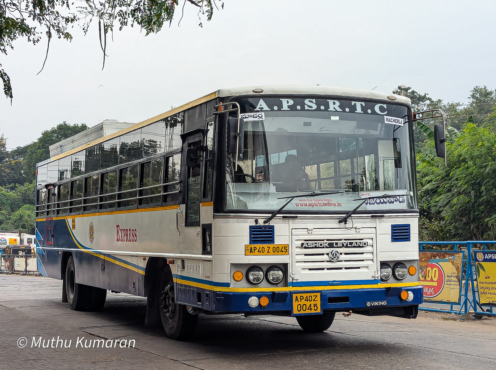 APSRTC Express Macherla Depot ASHOK LEYLAND VIKING 2011 BS-6