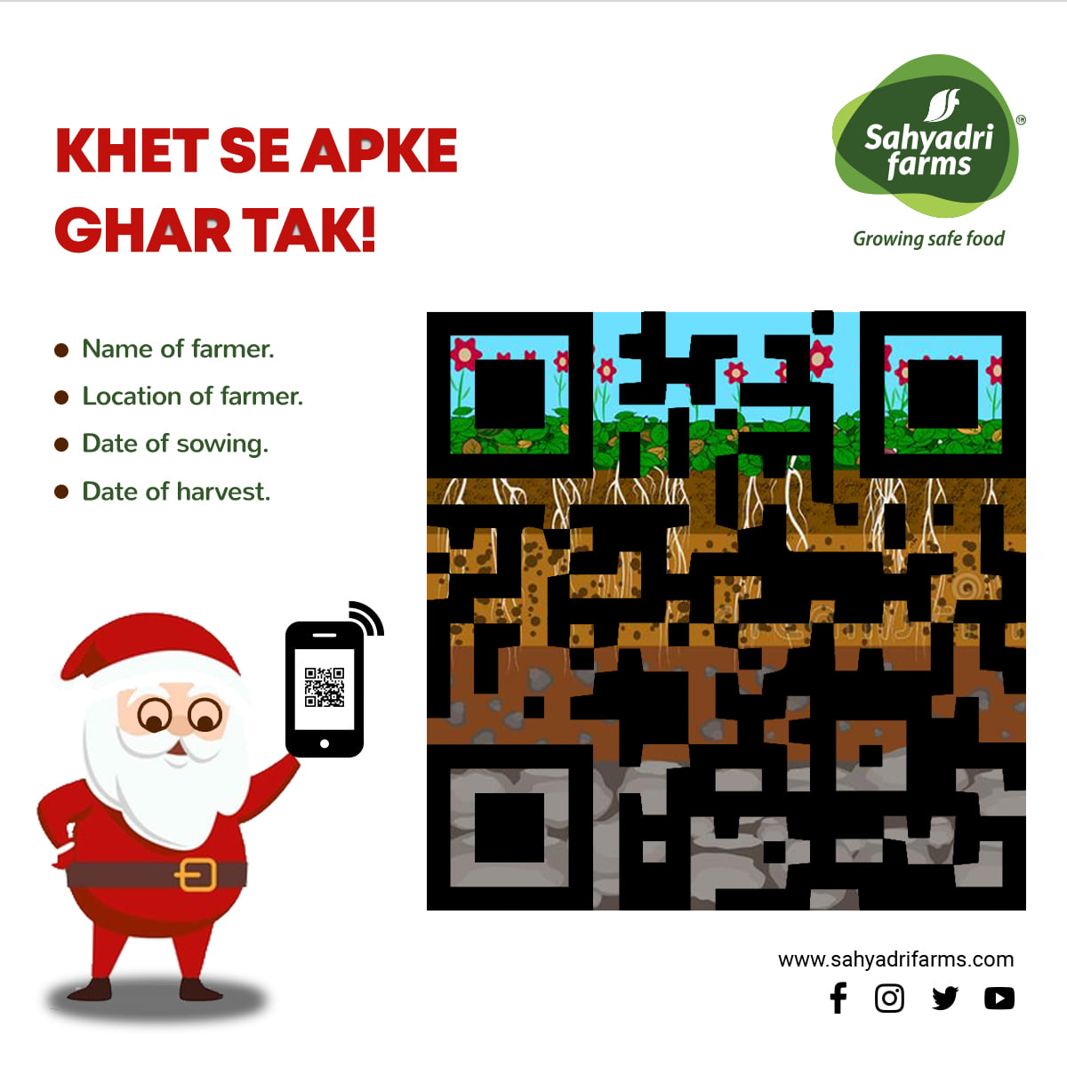Sahyadri Farms - Scanned QR codes only for payments? Now... | Facebook