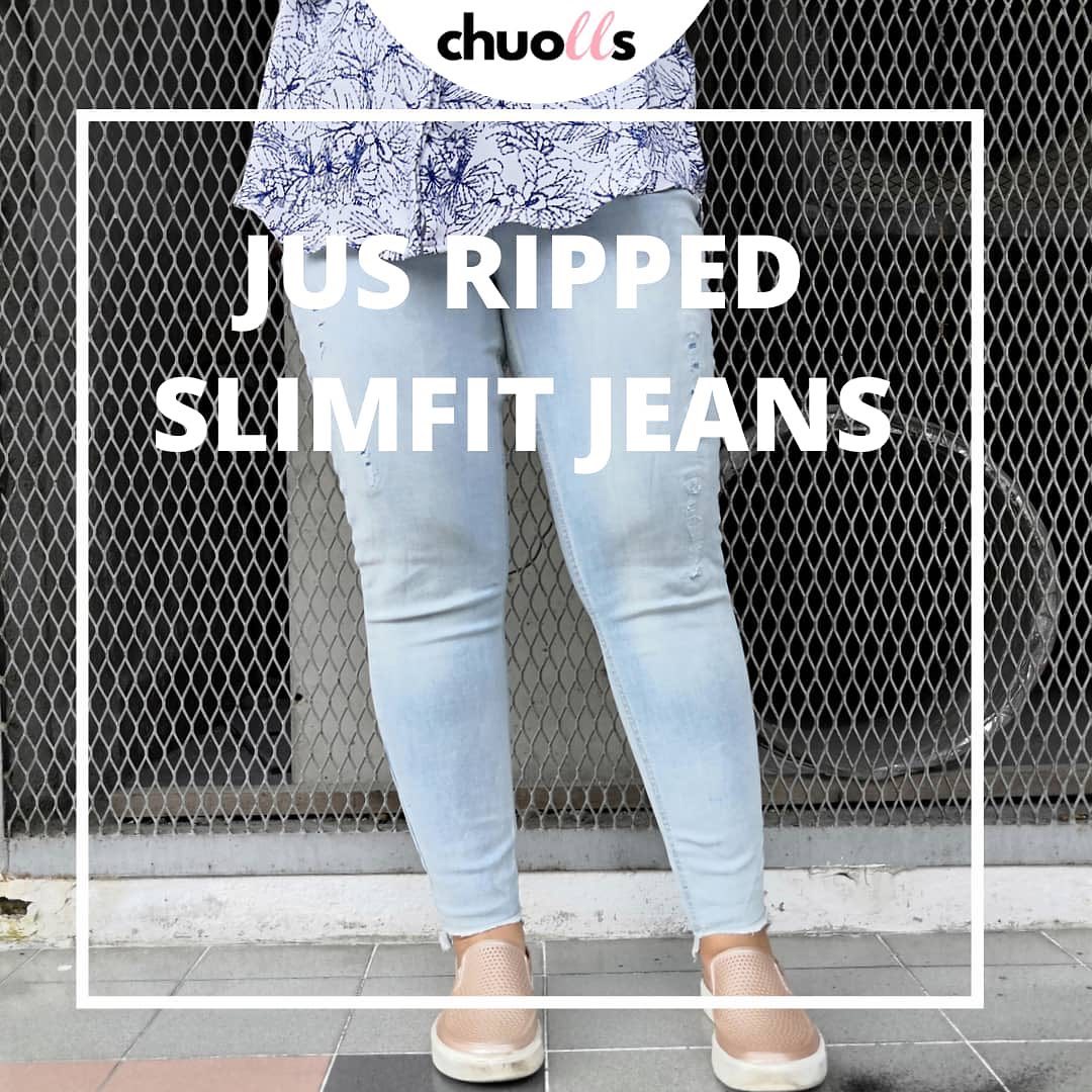La Belle'Fjeans - 🔥 RM 35 JUS RIPPED SLIMFIT JEANS ...