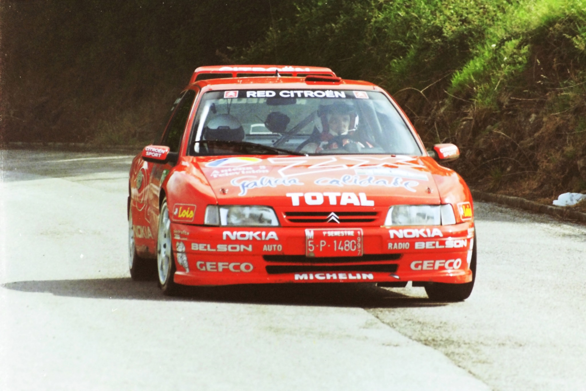 J. Puras - Del Barrio Citroen ZX Kit Car #3 2th Rallye El Corte