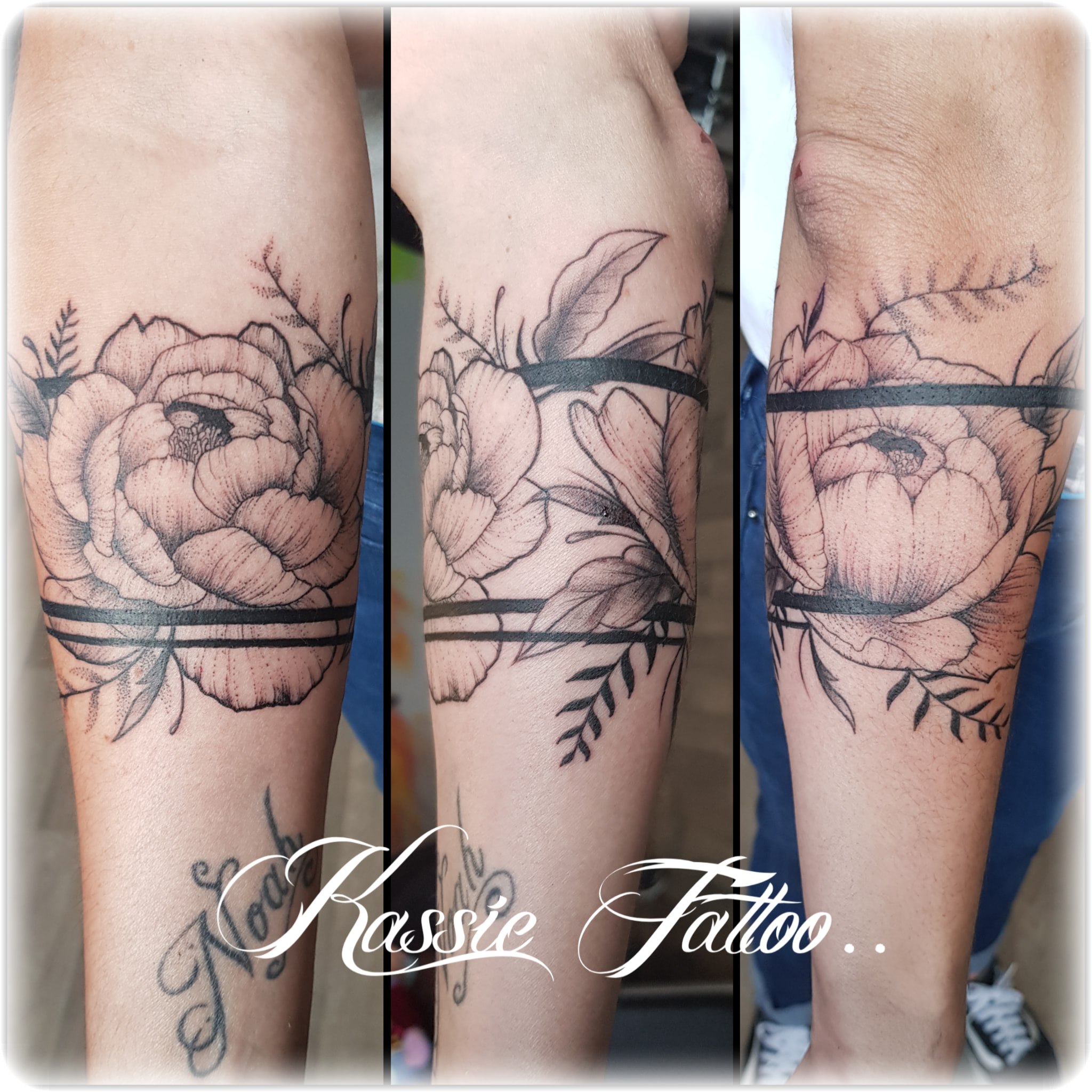 Tatouage Tour De Bras Femme Fleur