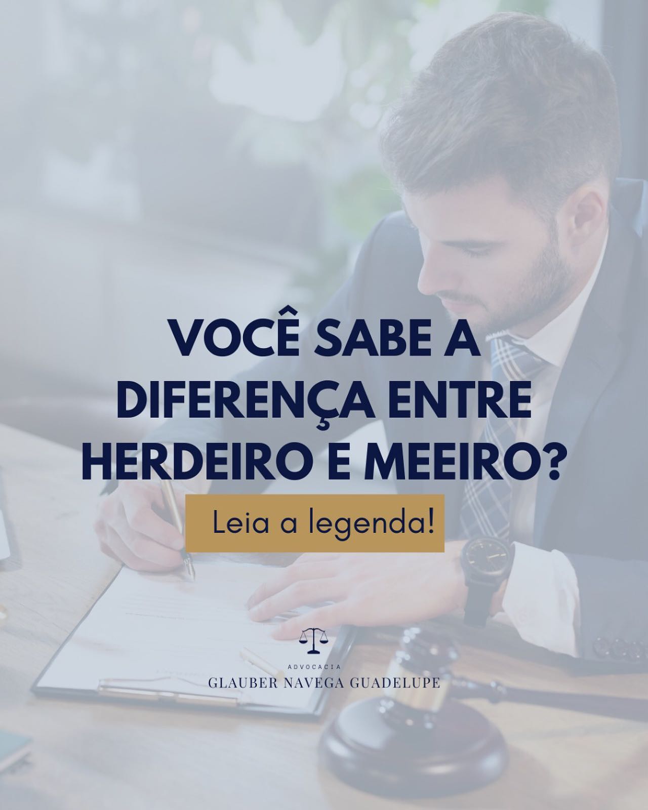 É importante frisar a... - Dr. Glauber Navega Guadelupe