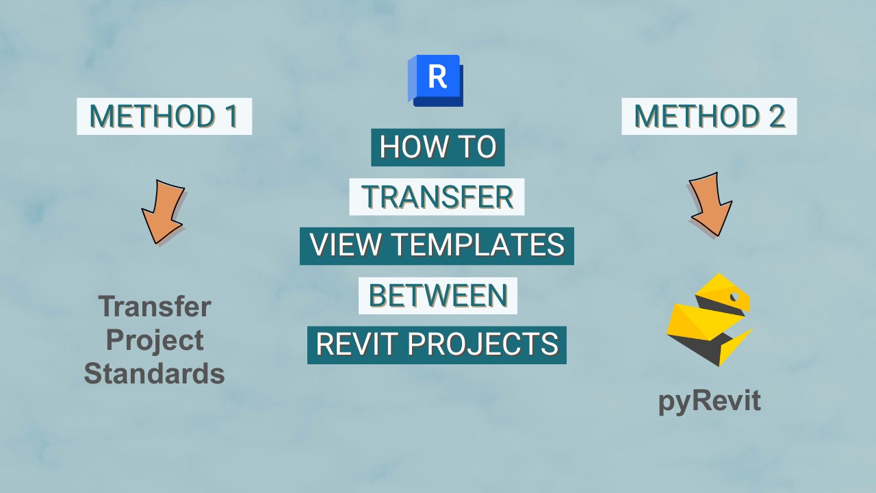 REVIT | How to transfer view templates between Revit projects | Facebook