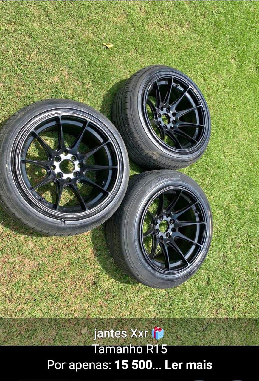 Vendo minhas jantes Xxr 🎁 Tamanho R15 Por apenas: *15 500* Localização ...