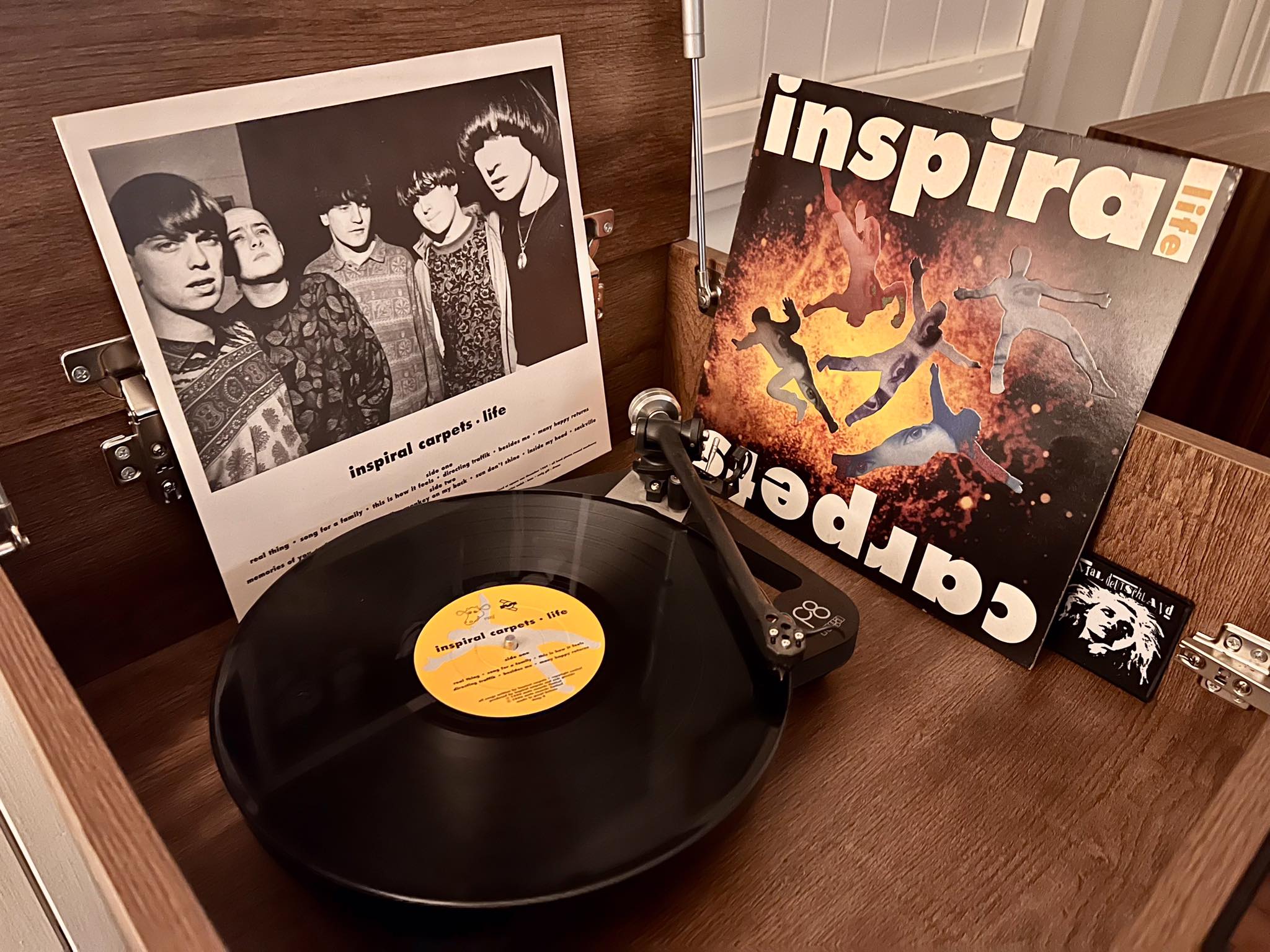 INSPIRAL CARPETS Devil Hopping. 1994 UK 12-track LP.