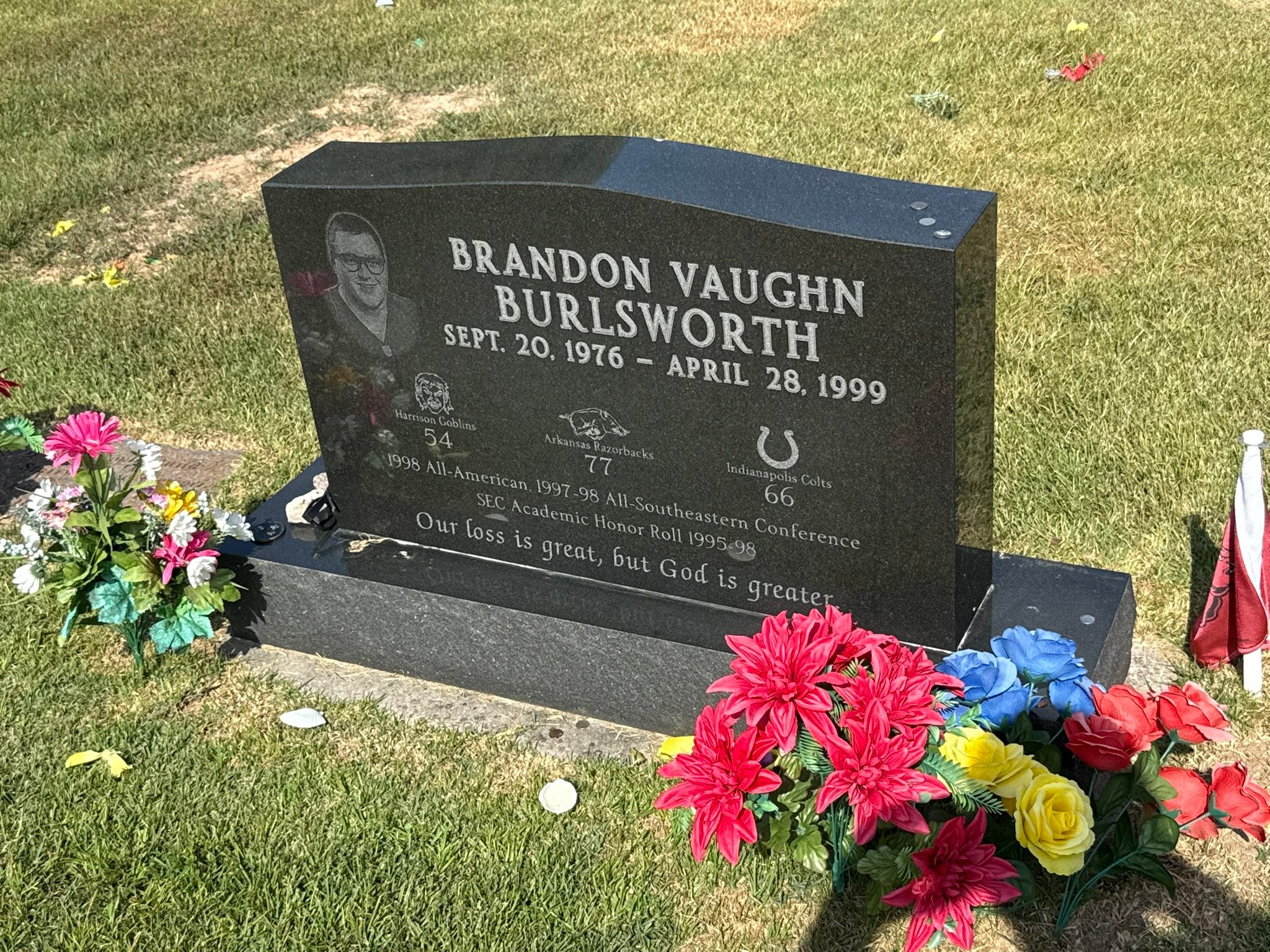 Famous Graves | Brandon Burlsworth, Omaha, AR | Facebook
