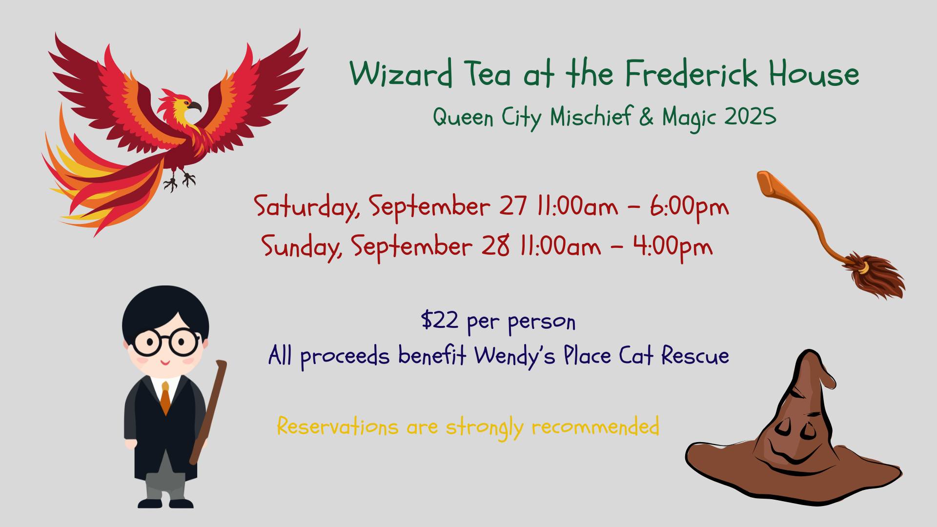 Wizard Tea at Queen City Mischief and Magic