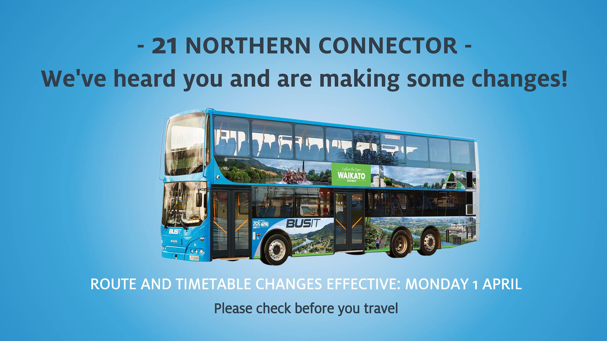 Busit - 21 NORTHERN CONNECTOR ROUTE AND TIMETABLE CHANGES... | Facebook