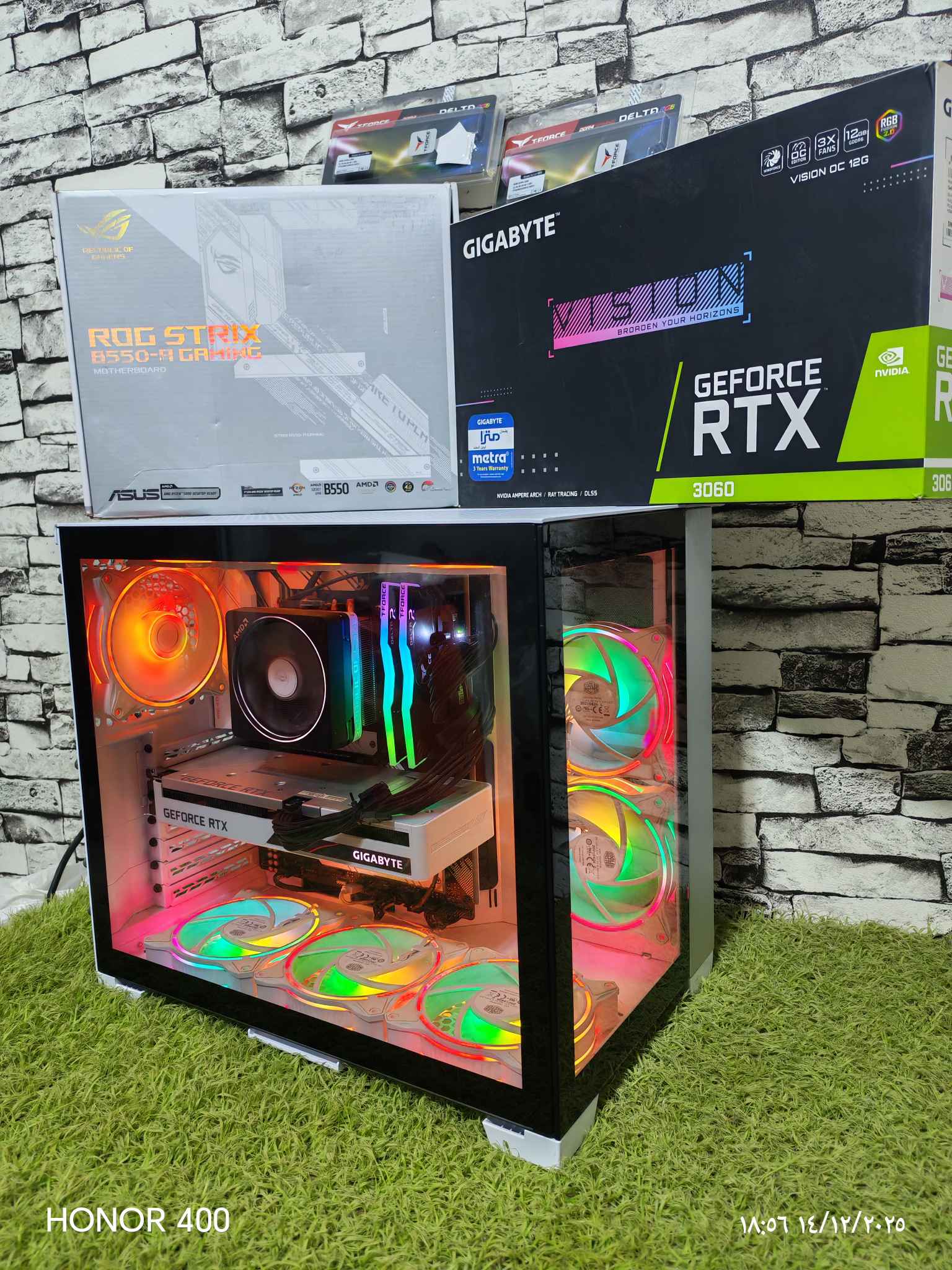 PC Ryzen 7 3700X RYZEN 7 3700X B550-A Gaming ROG STRIX RTX 3060 