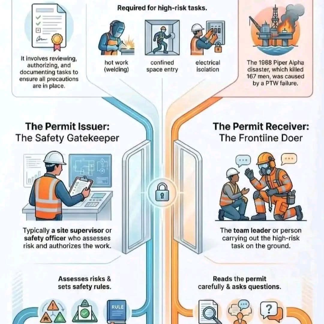 Ismail Saad - A Permit-to-Work (PTW) system is a formal,... | Facebook