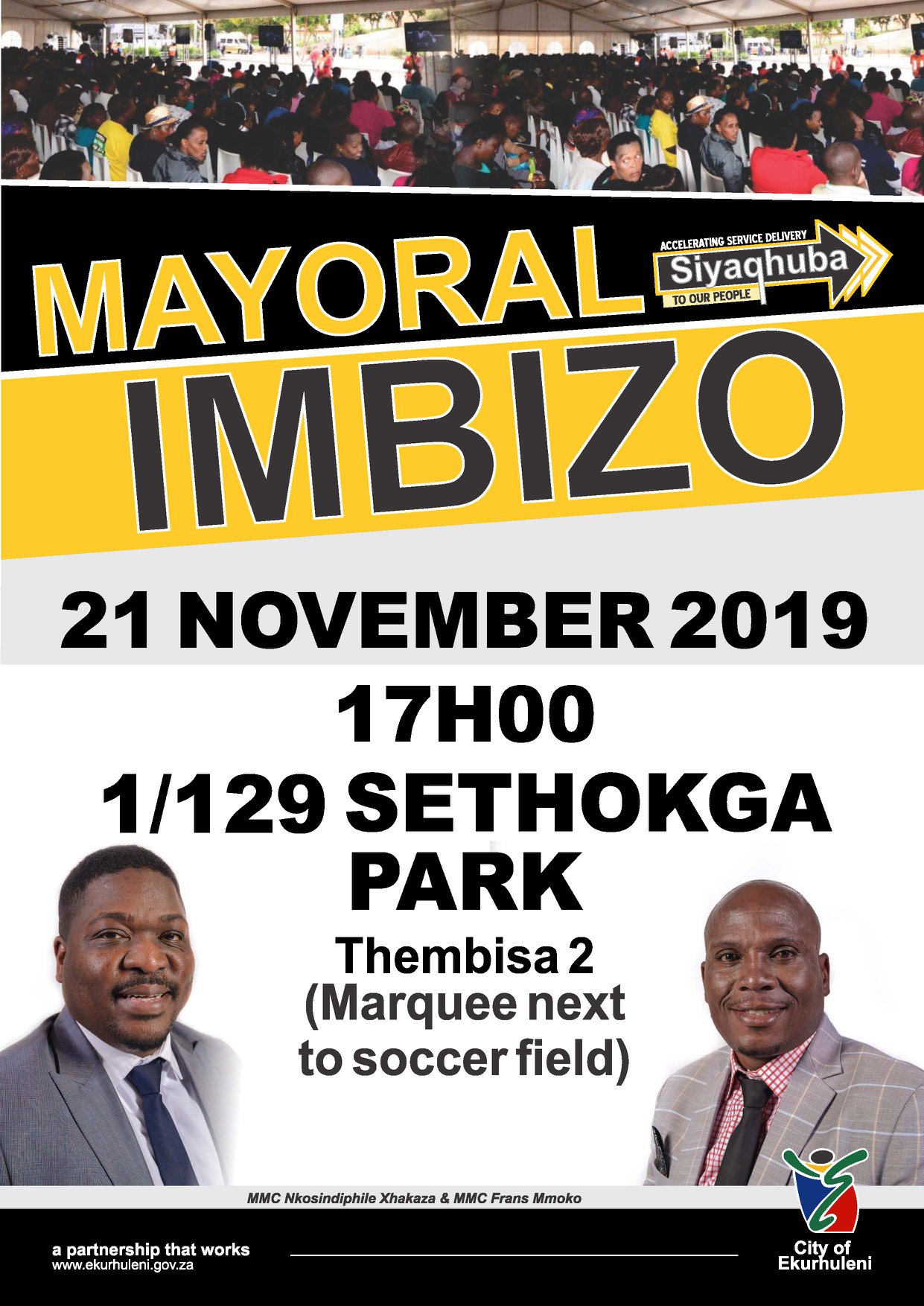 Are you a resident of Thembisa 2 and... - City of Ekurhuleni