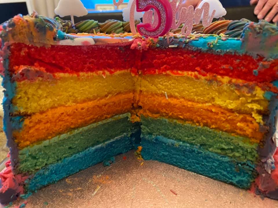 My daughters 5th birthday 🥳 cake.... - Phoenix Cakes & Bakes | Facebook