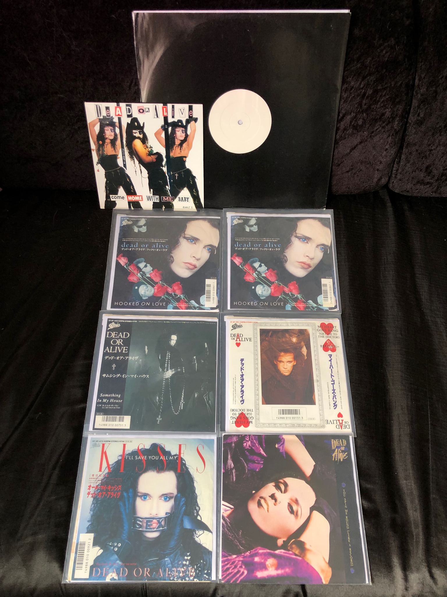 New DOA Vinyl arrivals from last week <3 * Hooked On Love Japan 