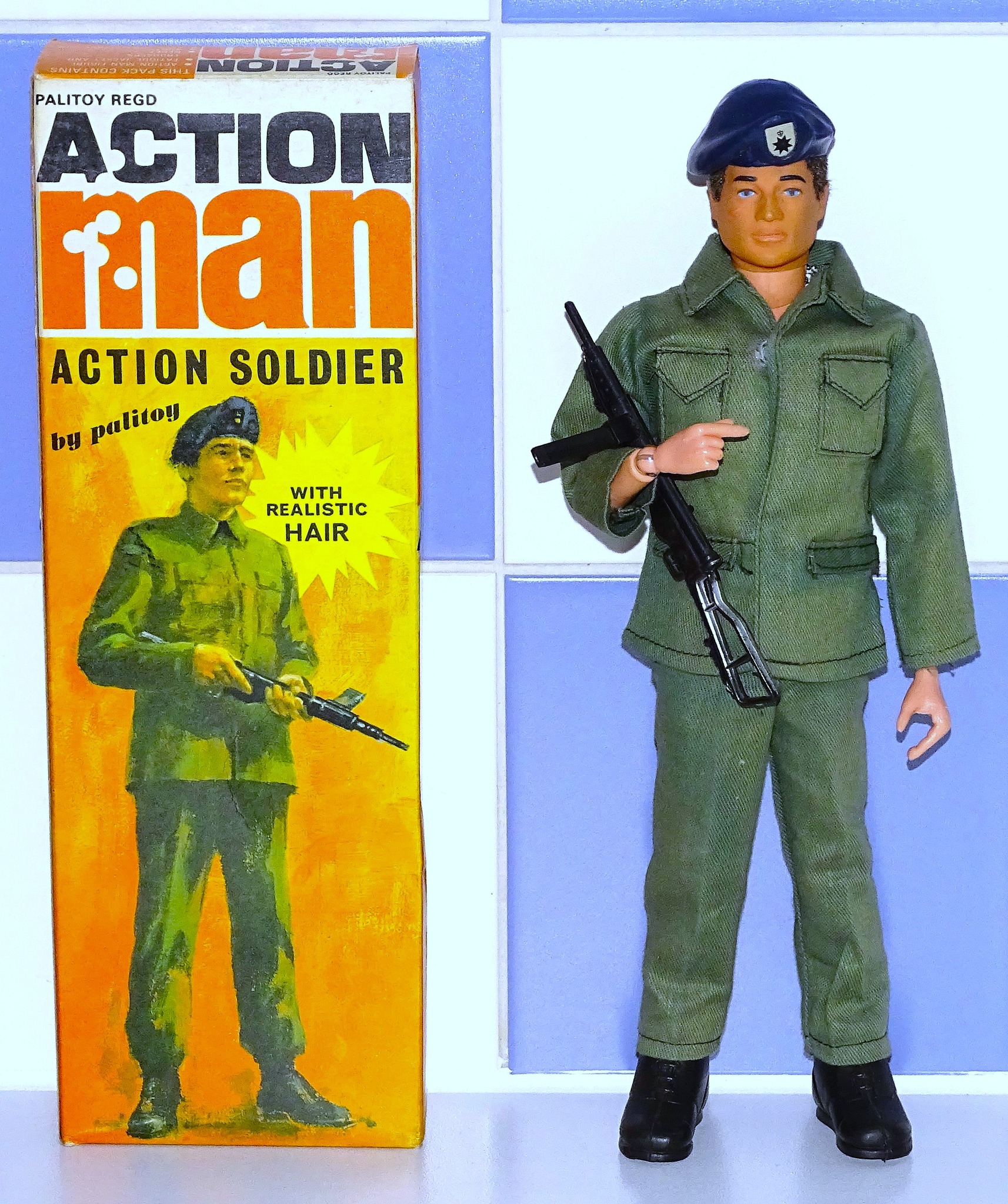 Boxed vintage 1970 Palitoy Action Man 