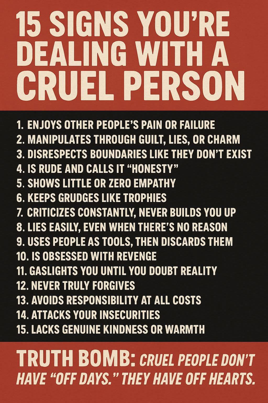 Cruelty isn’t always loud. Sometimes it’s quiet, calculated… and ...