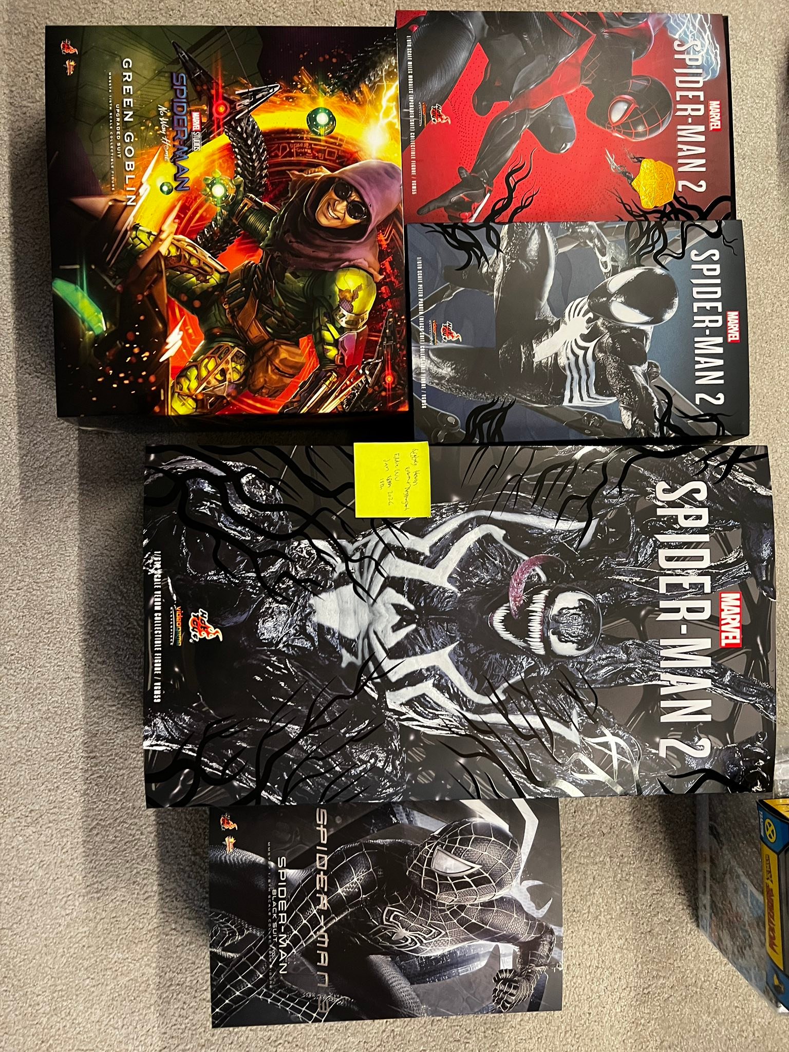 放全新未開蜘蛛俠全部10盒(不散買) Iron spider(MMS482) Homecoming 