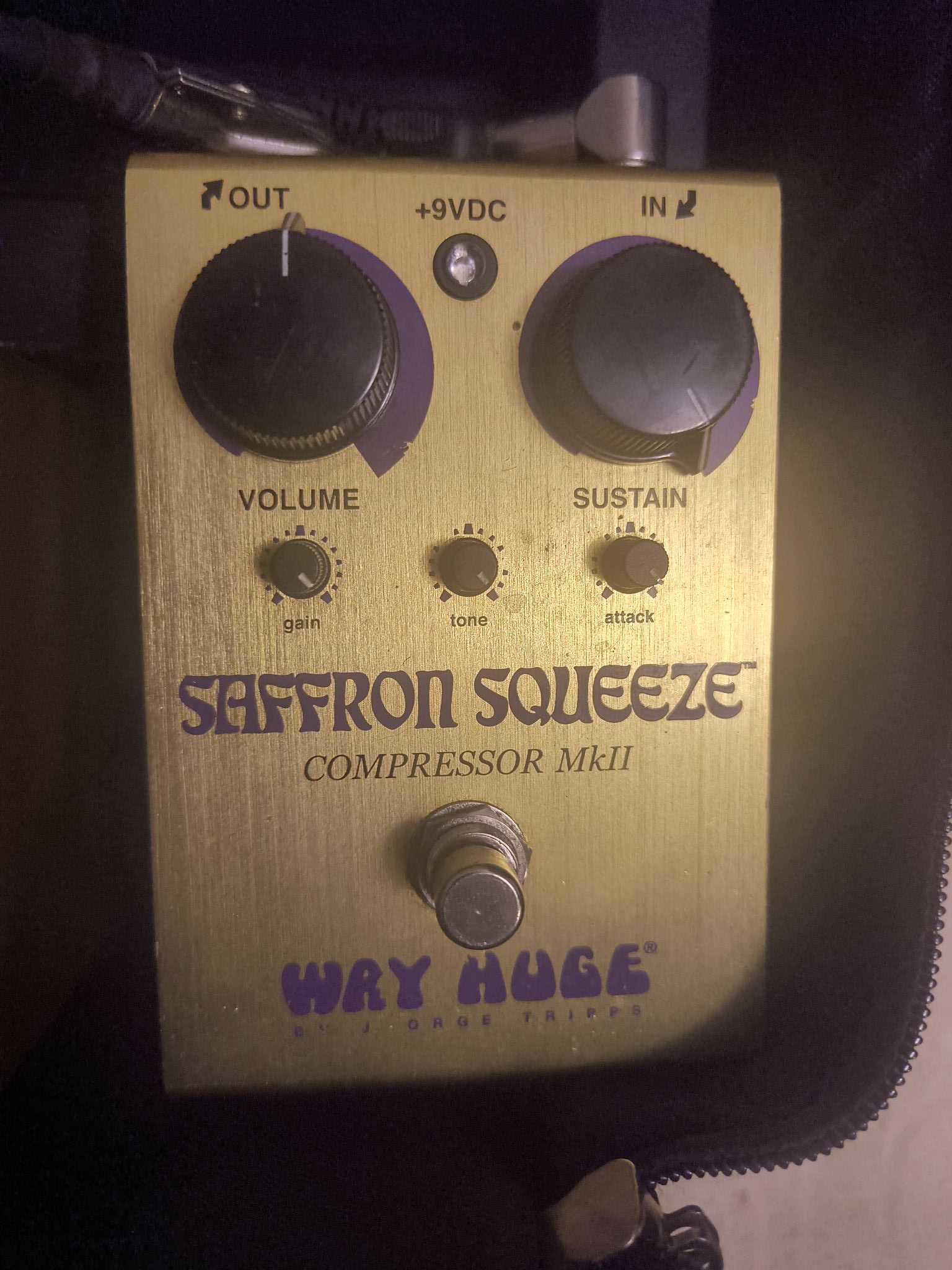 NPD!! Way Huge Electronics Saffron Squeeze Mk II Compressor pedal!