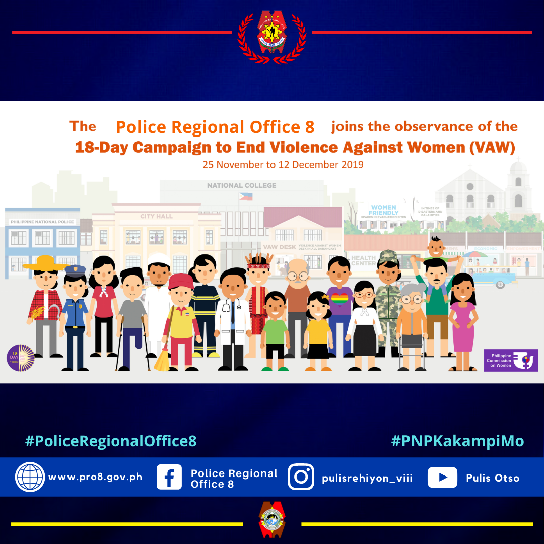 The 18-Day Campaign to End VAW... - Police Regional Office 8 | Facebook