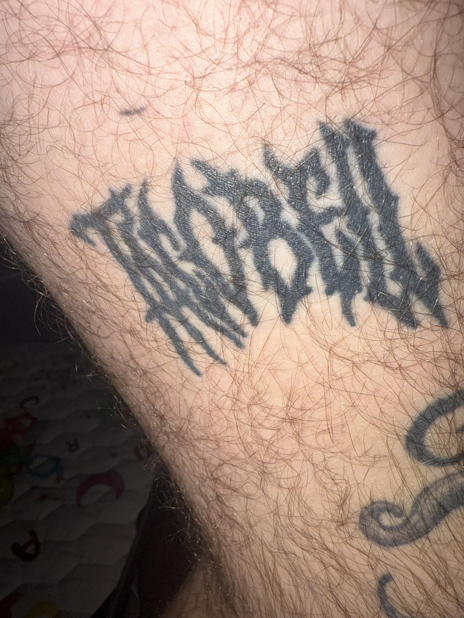I got death metal font Taco Bell at my best friends bachelor party 