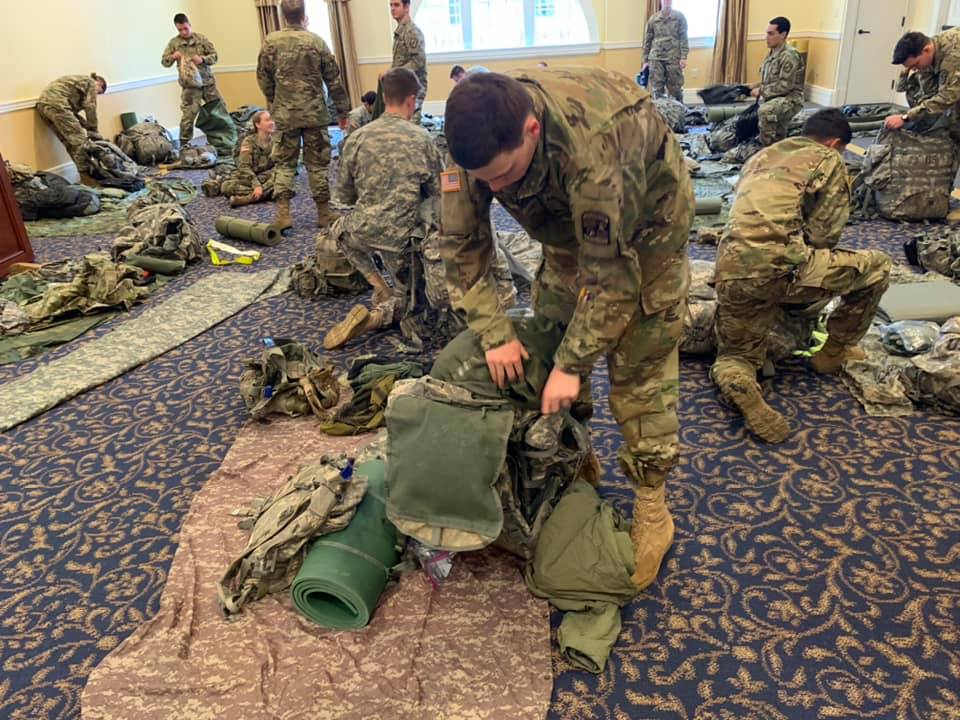 2/19/20 At lab this week the cadets of the RGB did a full gear layout ...