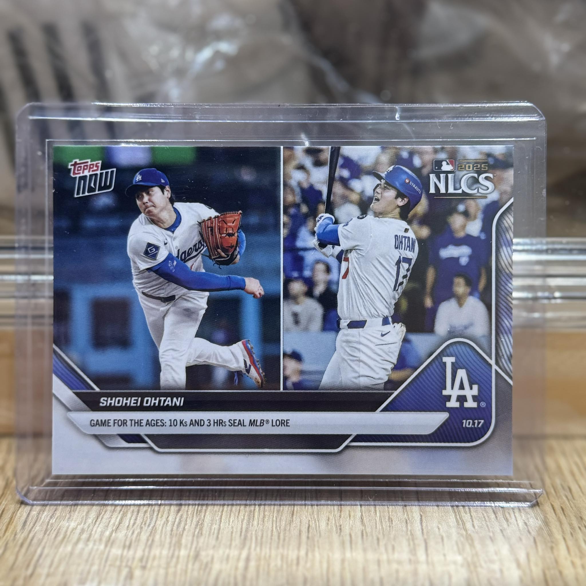 售Shohei Ohtani 大谷翔平2025 MLB Topps NOW - Card 884 季後賽10K、3轟