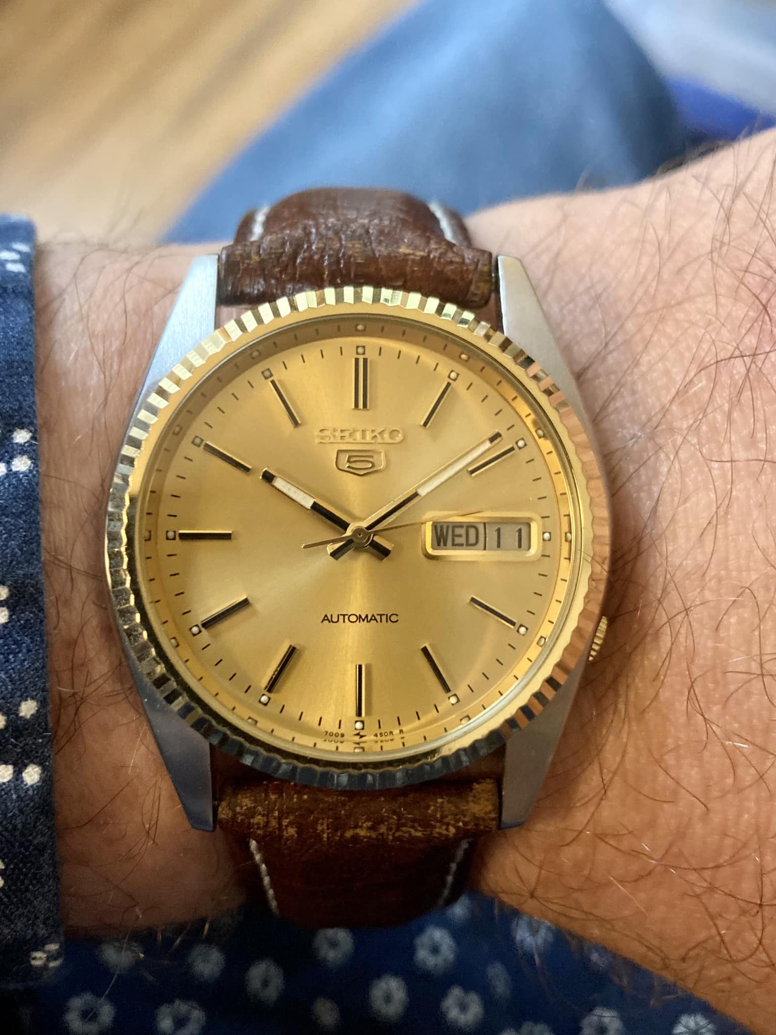 The Seiko 5 DD 7009-3110 from 1985😍
